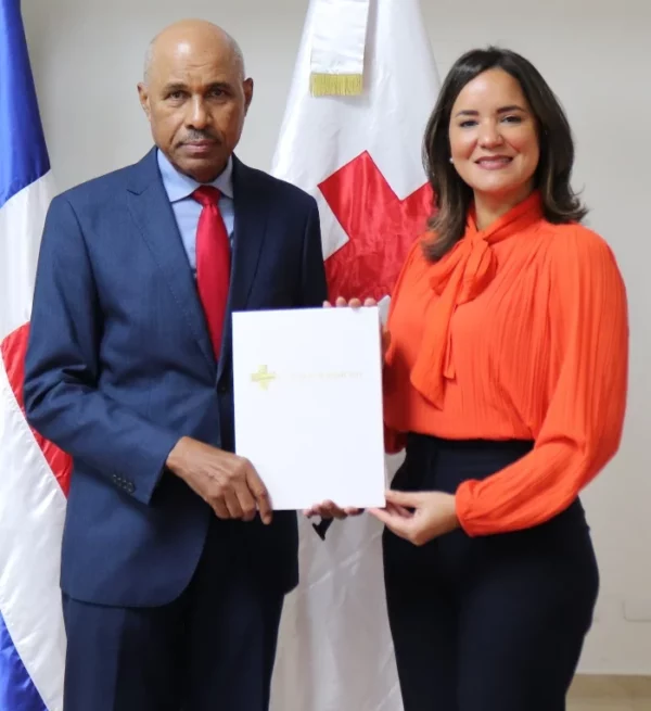 Blaurio Alcántara  y Laura Amelia Rojas.