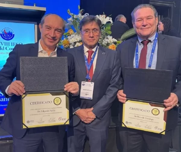 Edgardo Saavedra, Sergio Aparicio y Ricardo Domingo.