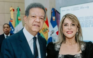 Leonel Fernández y Rosa Daysi Agramonte.