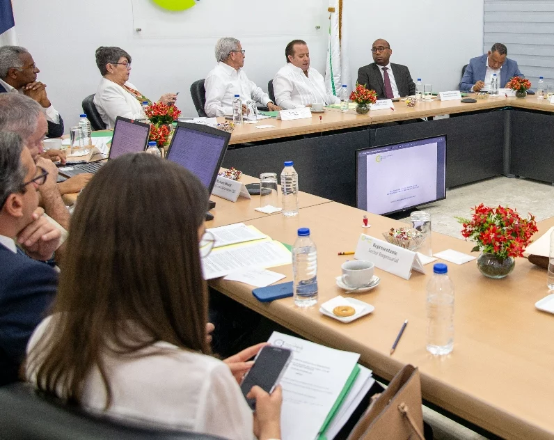 Reunión de miembros del Consejo Económico y Social. Reunión de miembros del Consejo Económico y Social.
