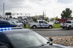 La policía rodea el campus de la Universidad Utah Valley tras el asesinato de Charlie Kirk.