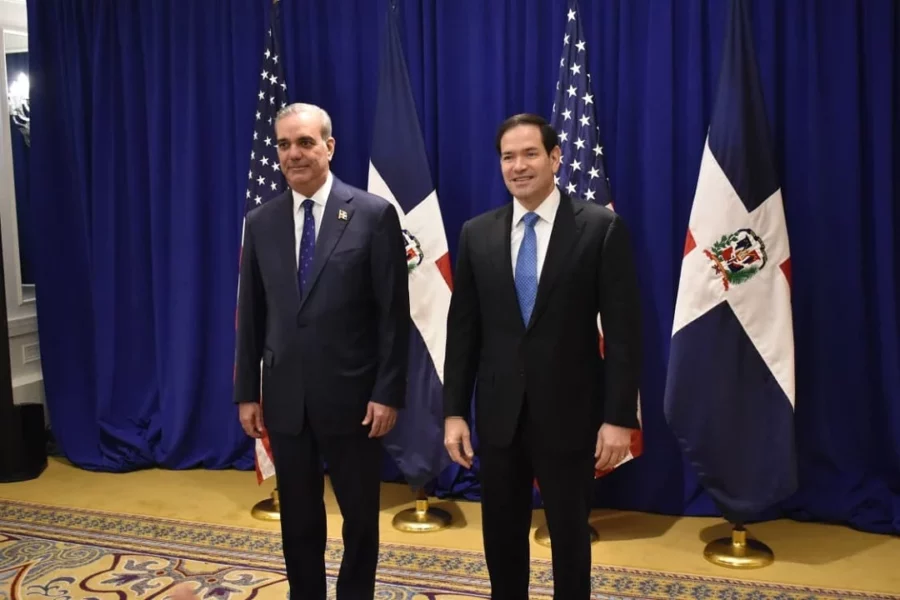 Abinader y Marco Rubio (2)