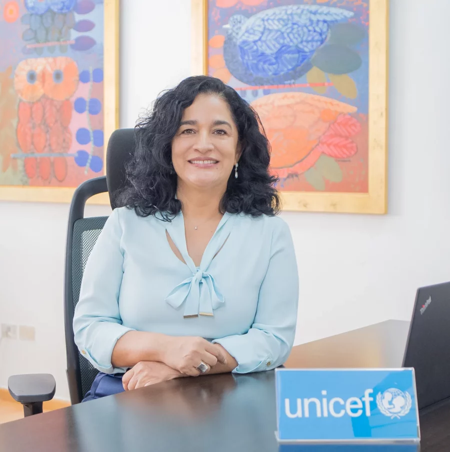Anyoli Sanabria, representante interina UNICEF Anyoli Sanabria, representante interina UNICEF