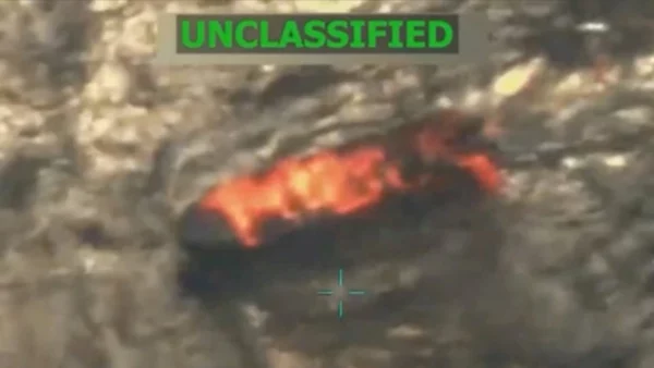 Trump acompañó su mensaje de este lunes con un video en el que se observa la destrucción de una embarcación.