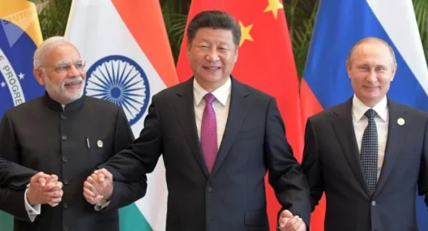 Los líderes de India, Rusia y China se reunieron este lunes.