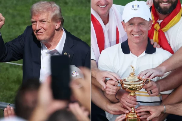 Donald Trump y Luke Donald