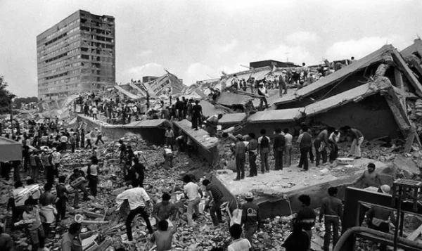 En 1985, un terremoto de magnitud 8,1