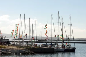 La Flotilla Global Sumud (GSF) en el puerto de Bizerta, Túnez, el pasado 13 de septiembre.