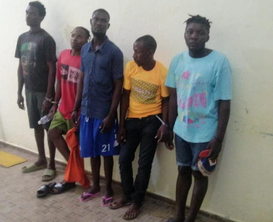Haitianos detenidos