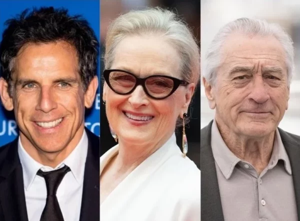 Los actores Ben Stiller, Meryl Streep y Robert De Niro