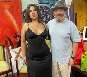 Layza Moory y Pavel Núñez