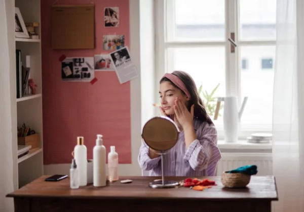 Niñas preocupadas por la apariencia a los nueve años.