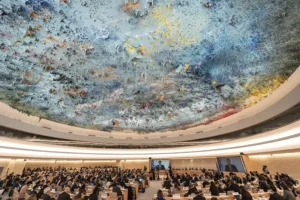 Imagen de archivo de una sesión del Consejo de Derechos Humanos de la ONU en Ginebra.