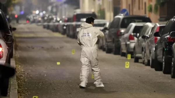 Miembro del cuerpo de seguridad de Milán.