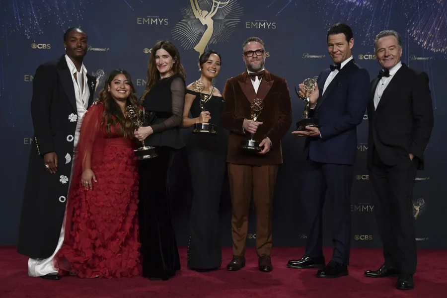 Seth Rogen y el elenco de The Studio en los Emmy
