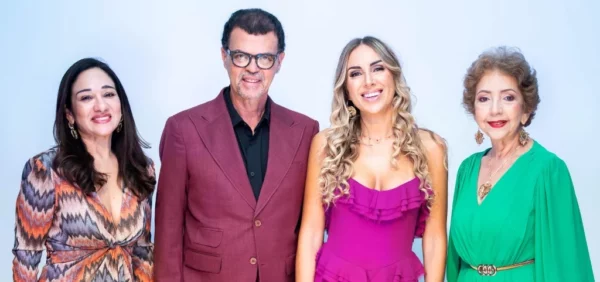 Maripily López, Sócrates McKinney, Marta Amengual y Mirta Sánchez, durante la celebración del evento.