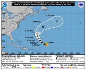 Tormenta tropical Gabrielle