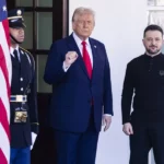 Trump recibe a Zelenski en la Casa Blanca antes del funeral del senador Lindsey Graham