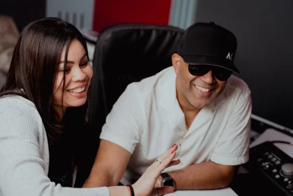 Los cantantes de merengue Zulinka y Miguel Los cantantes de merengue