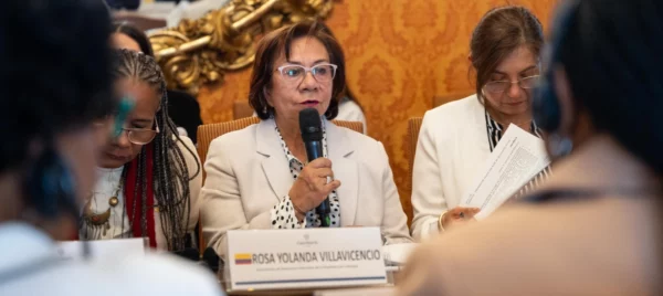 Canciller colombiana, Rosa Villavicencio.
