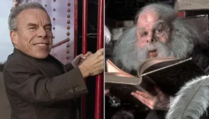 Warwick Davis como Flitwick en Harry Potter