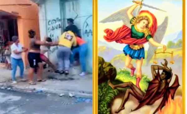 pelea por san miguel arcanjel