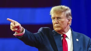 Presidente Donald Trump de Estados Unidos.