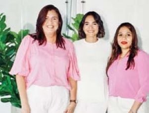 Albania Pérez, Ivanna Bolonotto y Mayerlin Sosa.