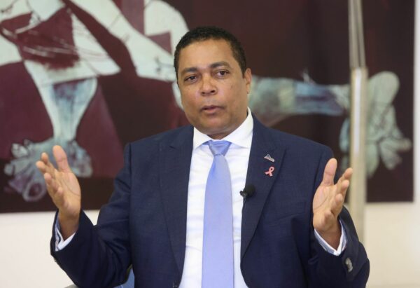 Víctor D’ Aza, presidente de la Liga Municipal Dominicana.  JOSE DE LEO