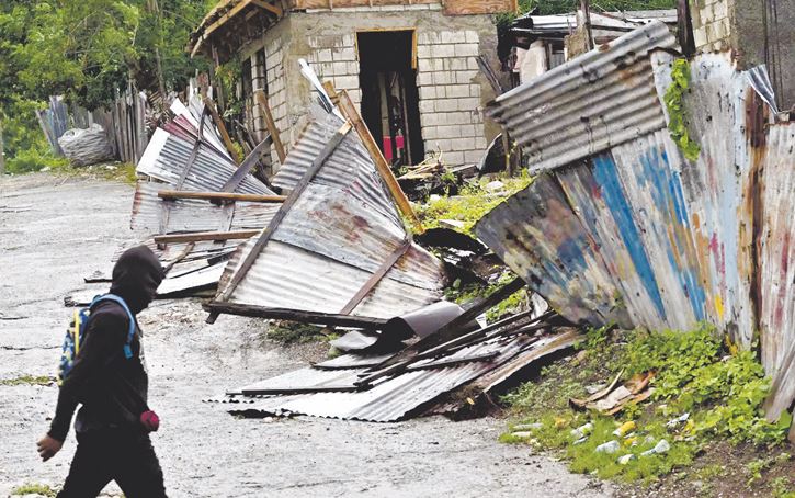 Jamaica sufrió fuertes embates del huracán Melissa.