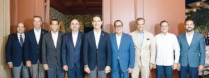 Jaime Vega, Eric Lembcke, Franklin Glass, Richard Ros, Ma nuel Trujillo, Efrén Ortiz, Juan Garrigó, Héctor Álvarez y Ga bino Ángeles.