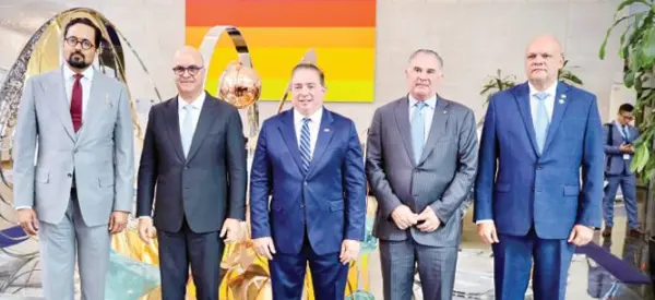 Delegación dominicana en Asamblea de la OACI.