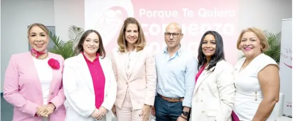 Grisbel Medina, Fernanda Olivo, Mercedes  Carmen Capellán, Santiago Morel, Gendy  Muñoz y Joselyn Sánchez.