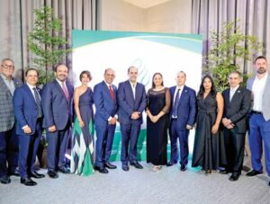 La directiva de Afaper durante la celebración del  encuentro.