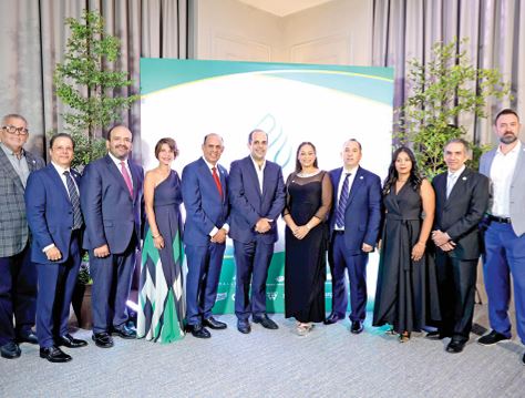 La directiva de Afaper durante la celebración del  encuentro.