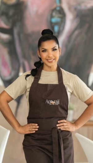 La  chef dominicana Inés Páez Nin, conocida como chef Tita.