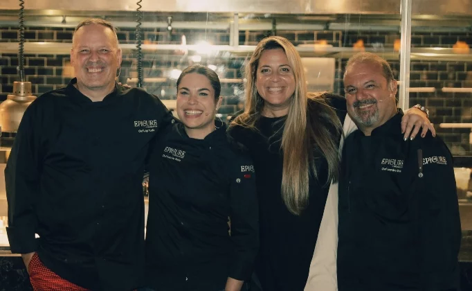 Luigi Puello,  Rosa Lía Mejía, Sara Ranghi y  Leandro   Díaz.