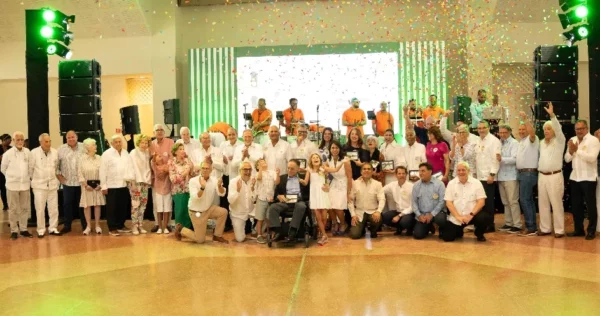 Miembros de la familia durante el encuentro.