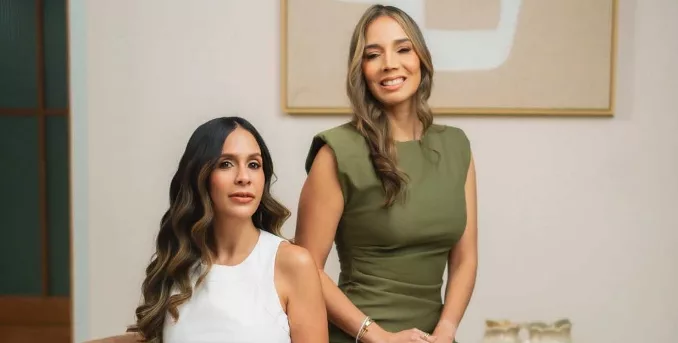 Estrella Martínez y Gisselle Escaño.