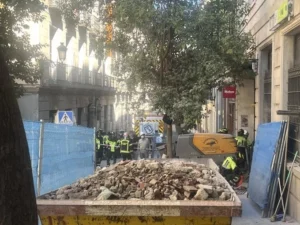 Derrumbe forjado de edificio