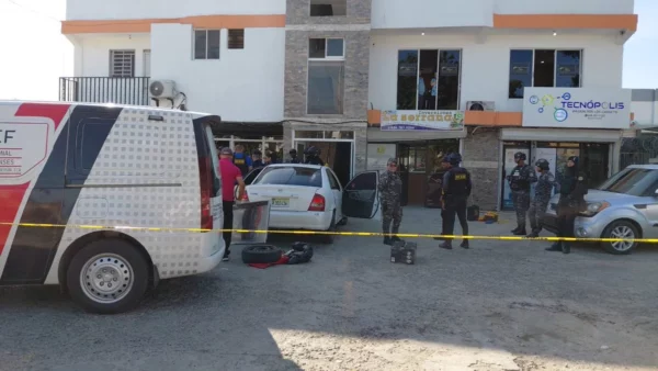 Lugar donde ocurrió el operativo en La Barranquita de Santiago.