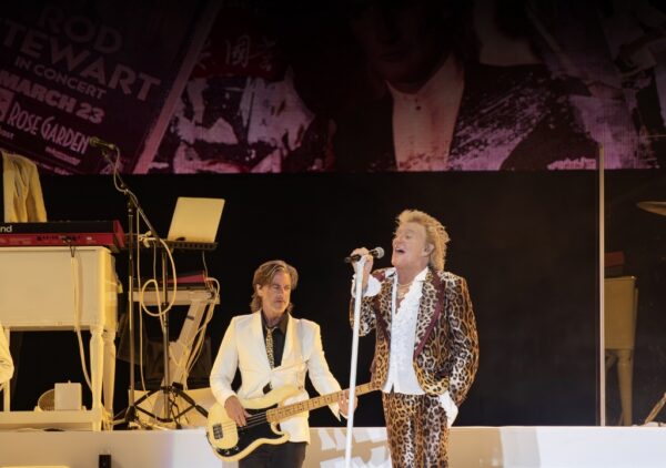 Rod Stewart en tarima.