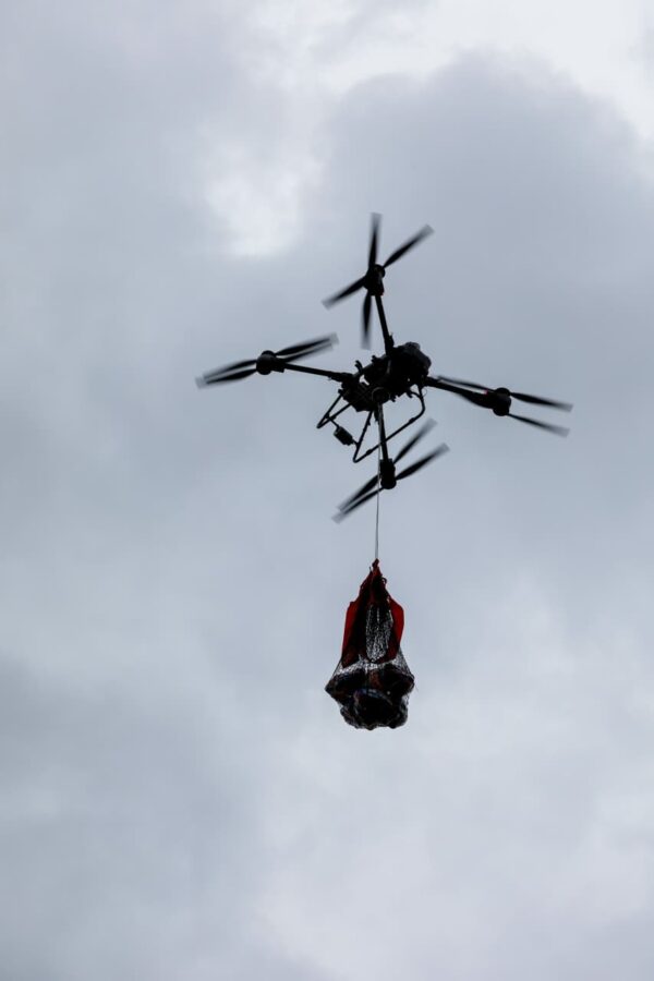 Drones del 9-1-1 utilizan tecnología clave en la respuesta ante emergencias como el caso del huracán Melissa. Fuente externa.