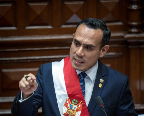 José Jerí, presidente de Perú.