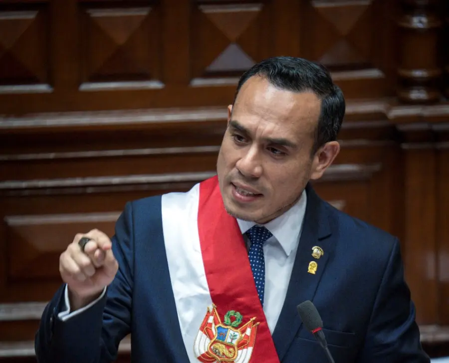 José Jerí, presidente de Perú.