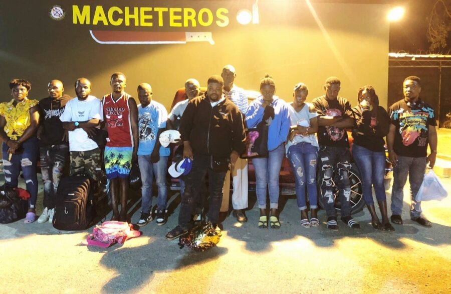 Haitianos detenidos en Valverde