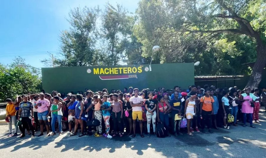 Haitianos detenidos noroeste