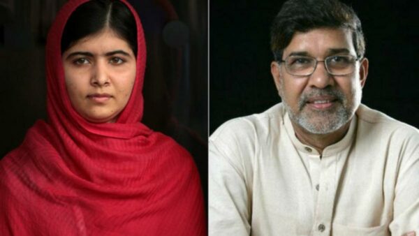 Malala Yousafzai y el indio Kailash Satyarthi