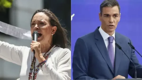 María Corina Machado-Pedro Sánchez