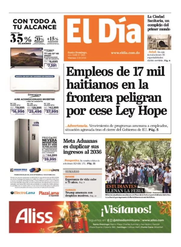 Portada impresa 03-10-2025